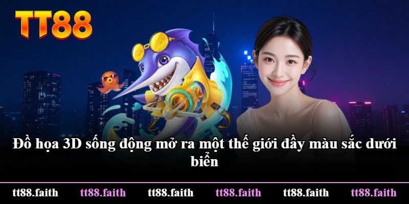 Đồ họa 3D sống động mở ra một thế giới đầy màu sắc dưới biển Đồ họa 3D sống động mở ra một thế giới đầy màu sắc dưới biển