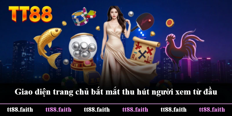 Giao diện trang chủ bắt mắt thu hút người xem từ đầu Giao diện trang chủ bắt mắt thu hút người xem từ đầu